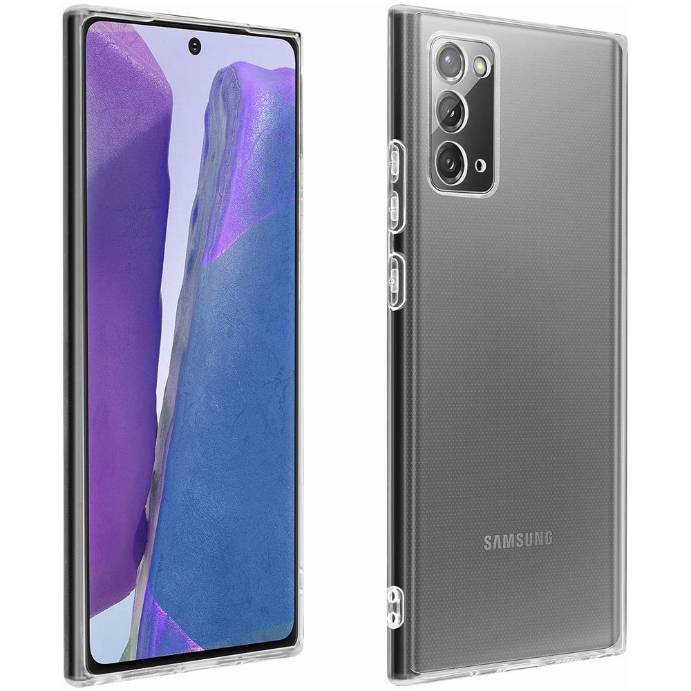 Cover Samsung Galaxy Note 20 Silicone Antishock Trasparente - Foto 1