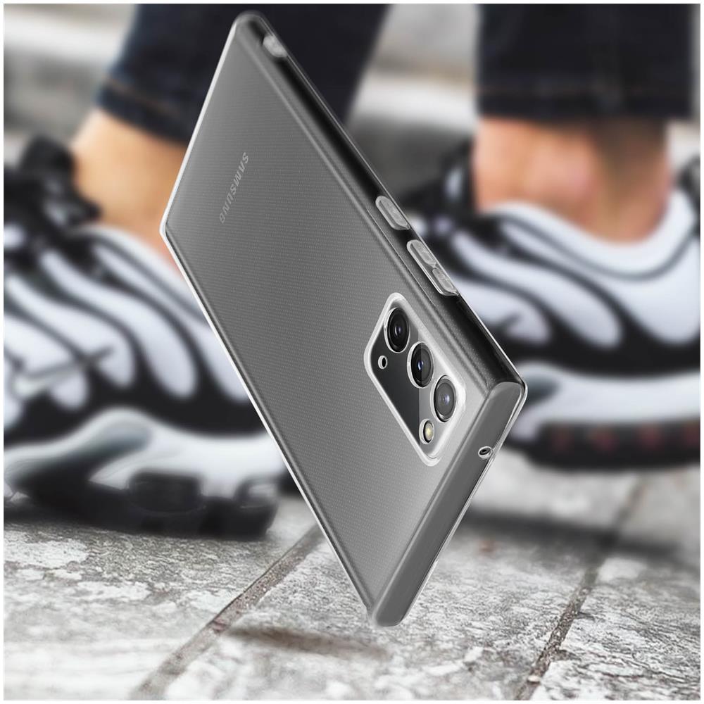 Cover Samsung Galaxy Note 20 Silicone Antishock Trasparente - Foto 5
