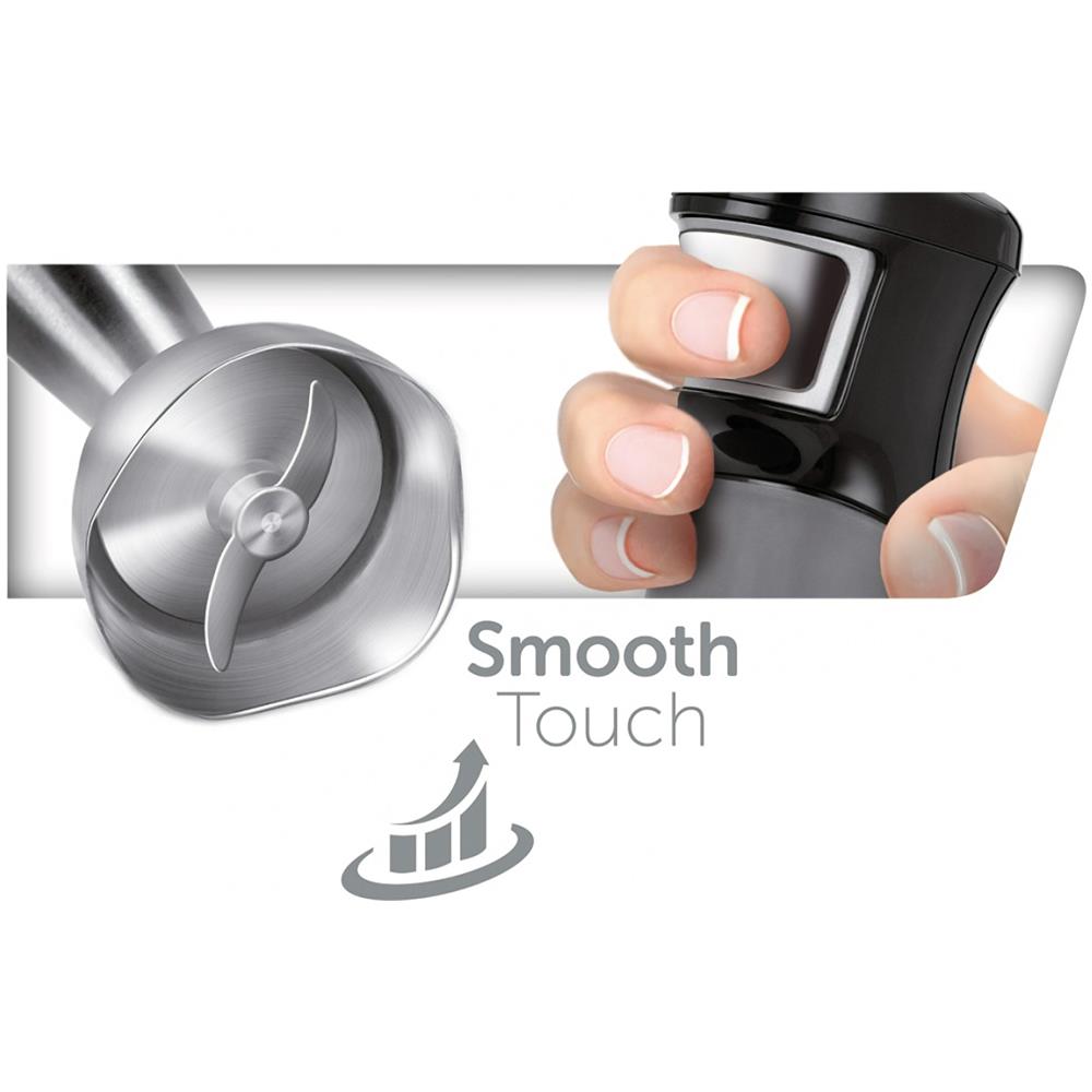 acciaio inox nero MPM MBL-30 Frullatore a mano 1200 W asta extra lunga regolatore elettronico di velocità 
