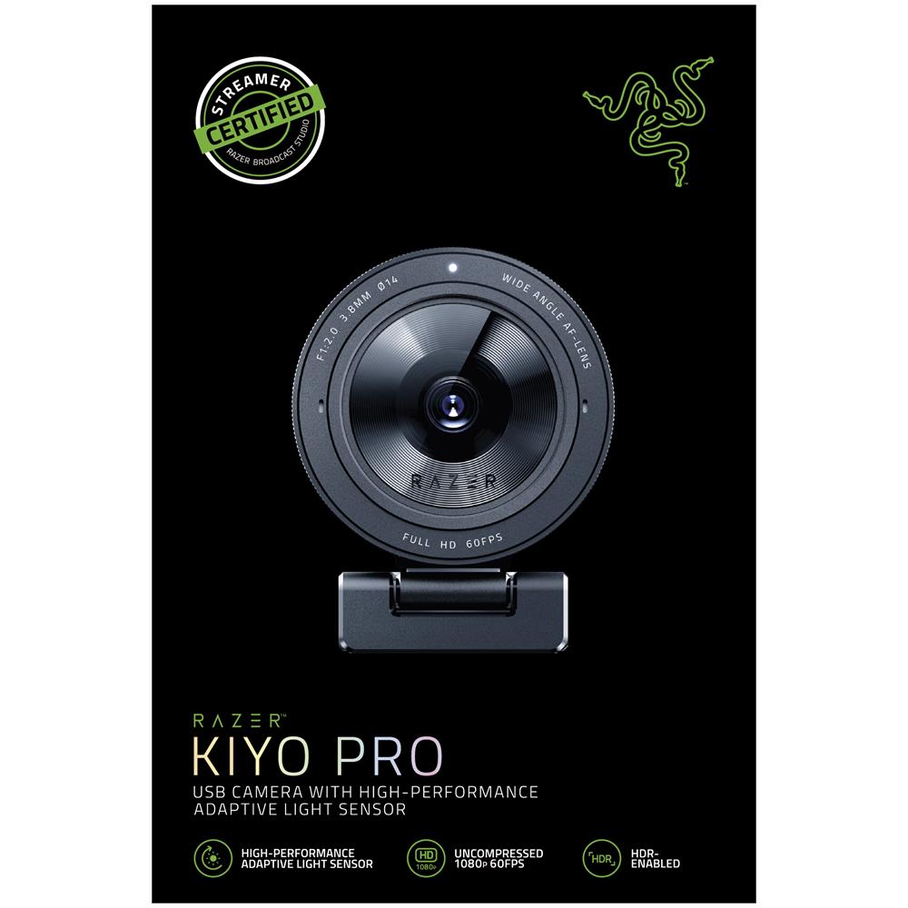 Kiyo Pro Streaming Webcam Full HD 2,1 MP Microfono Incorporato USB con Sensore di Luminosità Adattivo - Nero - Foto 10