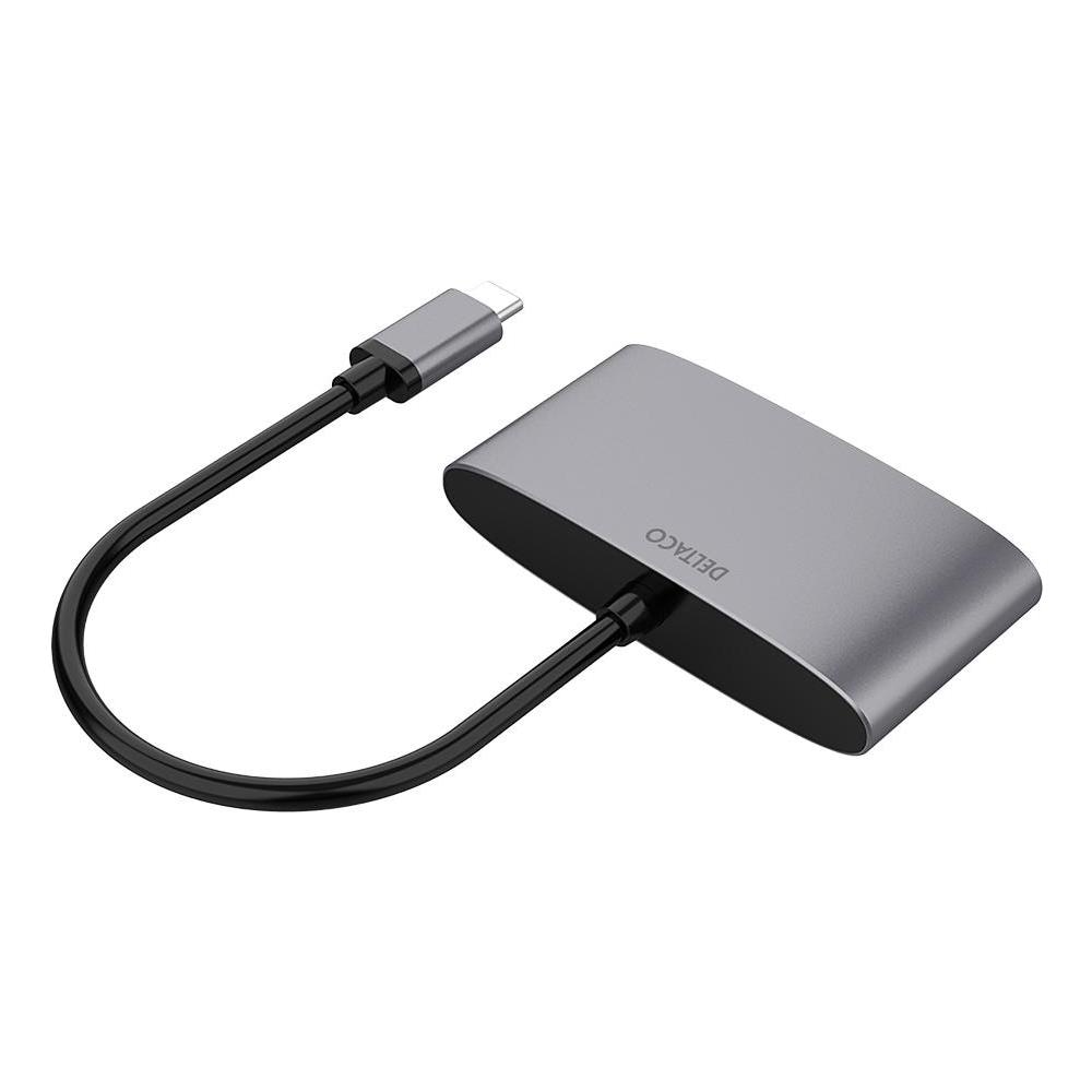 Adattatore Da Usb-c A Hdmi / Usb A, 4k 60hz, Usb-c Pd 3.0 100w, Bianco - Foto 2
