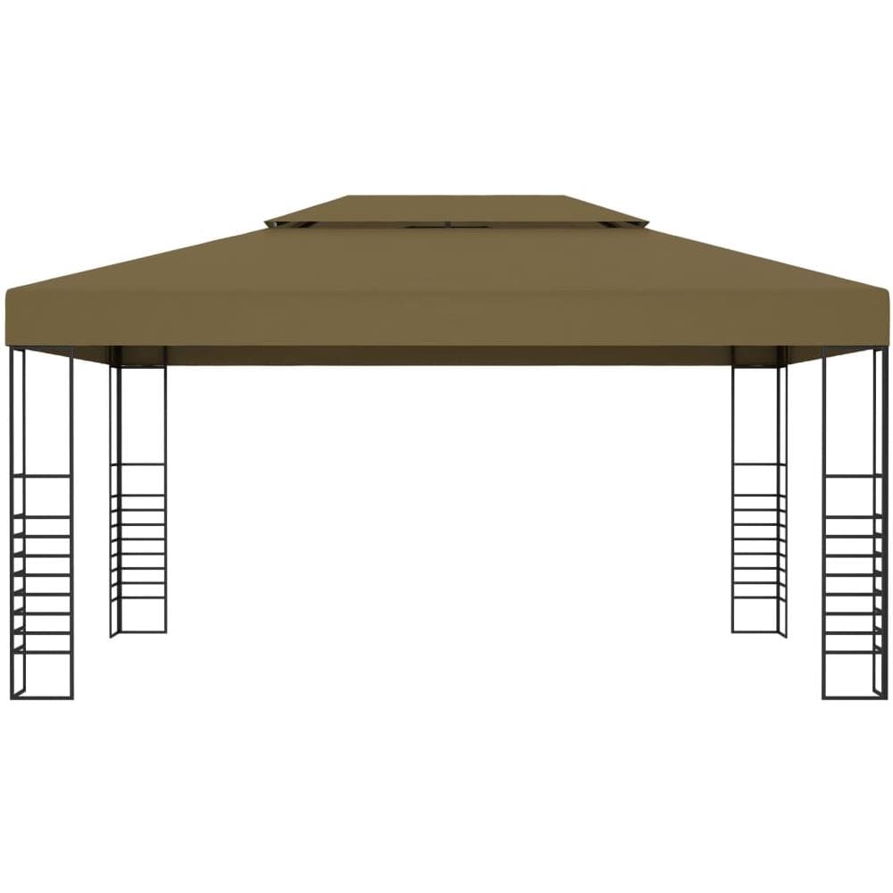 Gazebo con Luci LED a Stringa 3x4 m Grigio Talpa - Foto 2