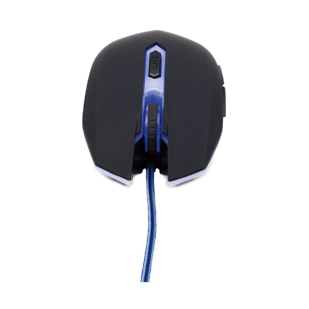 MUSG-001-B, USB, Giocare, Pressed buttons, Rotella, PC, Nero, Blu - Foto 1