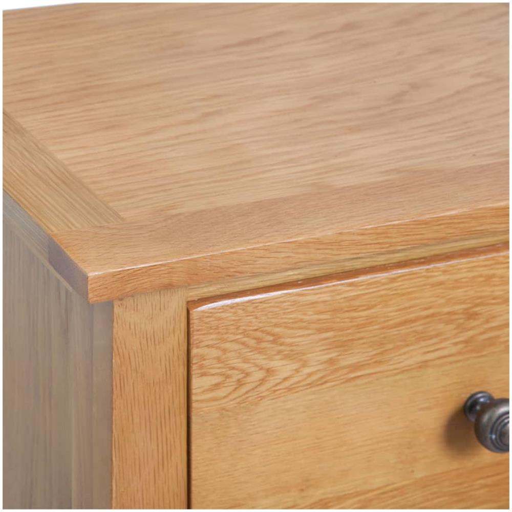 Cassettiera Alta 45x32x110 Cm In Legno Massello Di Rovere - Foto 2