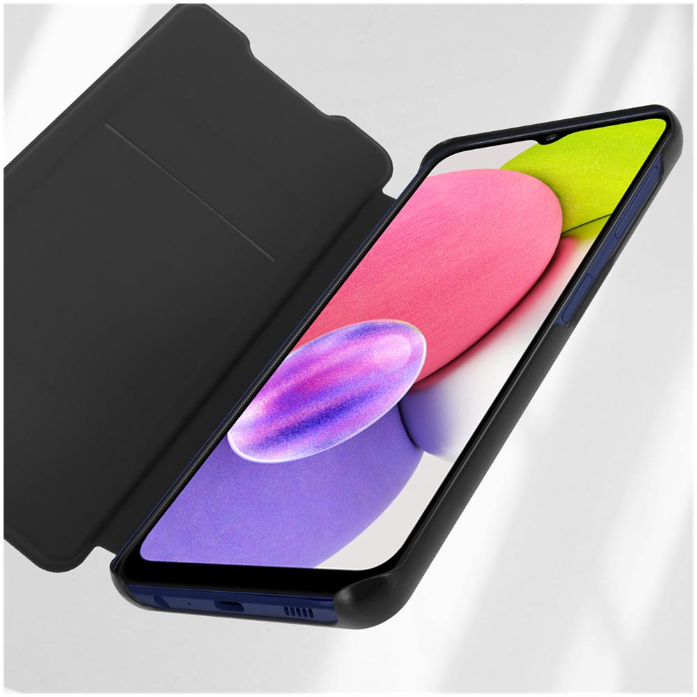 Custodia Galaxy A03s Portafoglio Designed For Anymode Nera - Foto 5