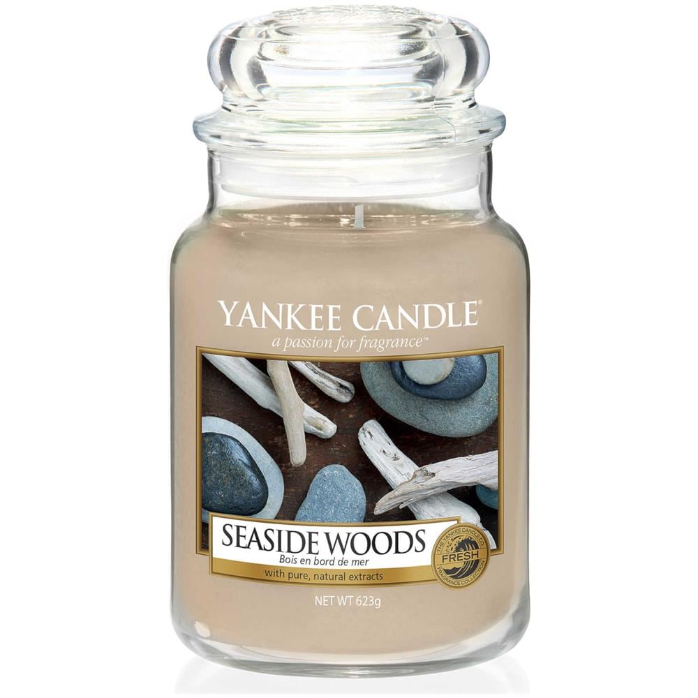 Seaside Woods Candela In Giara Grande Yankee Candle Grigio - Foto 5