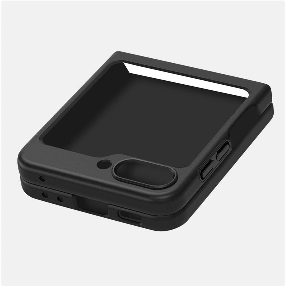 Cover Magsafe Per Samsung Galaxy Z Flip5 Rigida Design Sottile Nera - Foto 2