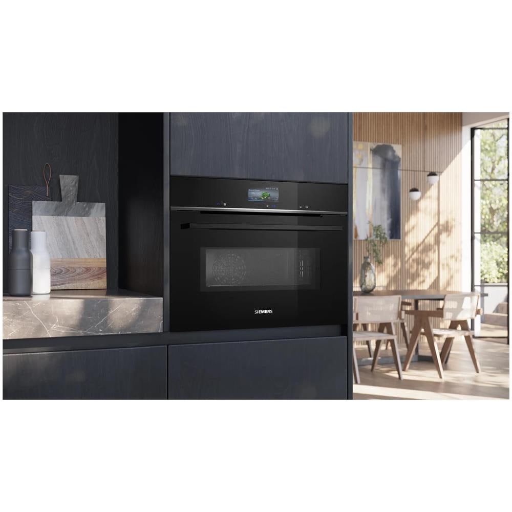 Forno Elettrico da Incasso iQ700 CM776G1B1 Capacità 45 L Multifunzione Ventilato + Microonde Potenza 3600 W Colore Nero - Foto 5