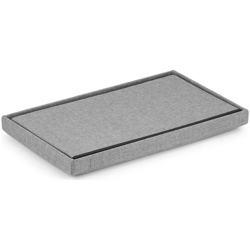 Pouf pieghevole VALORA XL con contenitore - Grigio x 4 - Foto 5