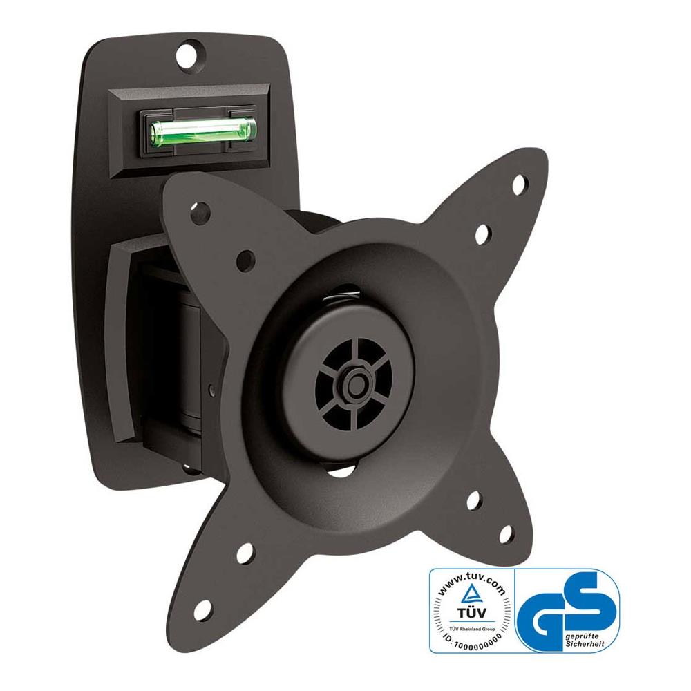 Supporto a Muro per Monitor LCD Nera 22 x 15 x 7.5 cm 13 " -24 " 23107A - Foto 3