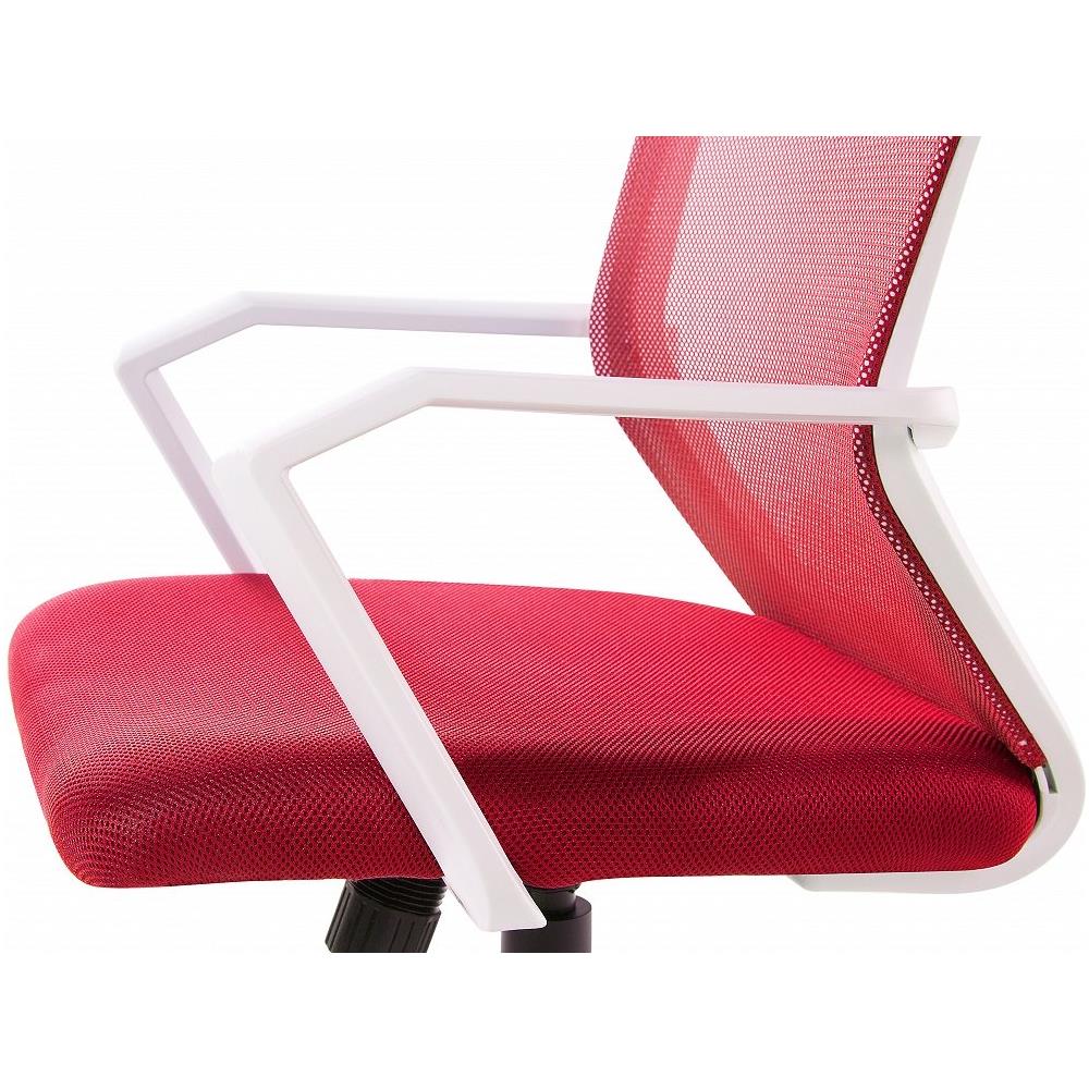 Sedia Da Ufficio In Tessuto A Rete Traspirante Rosso Relief - Foto 2