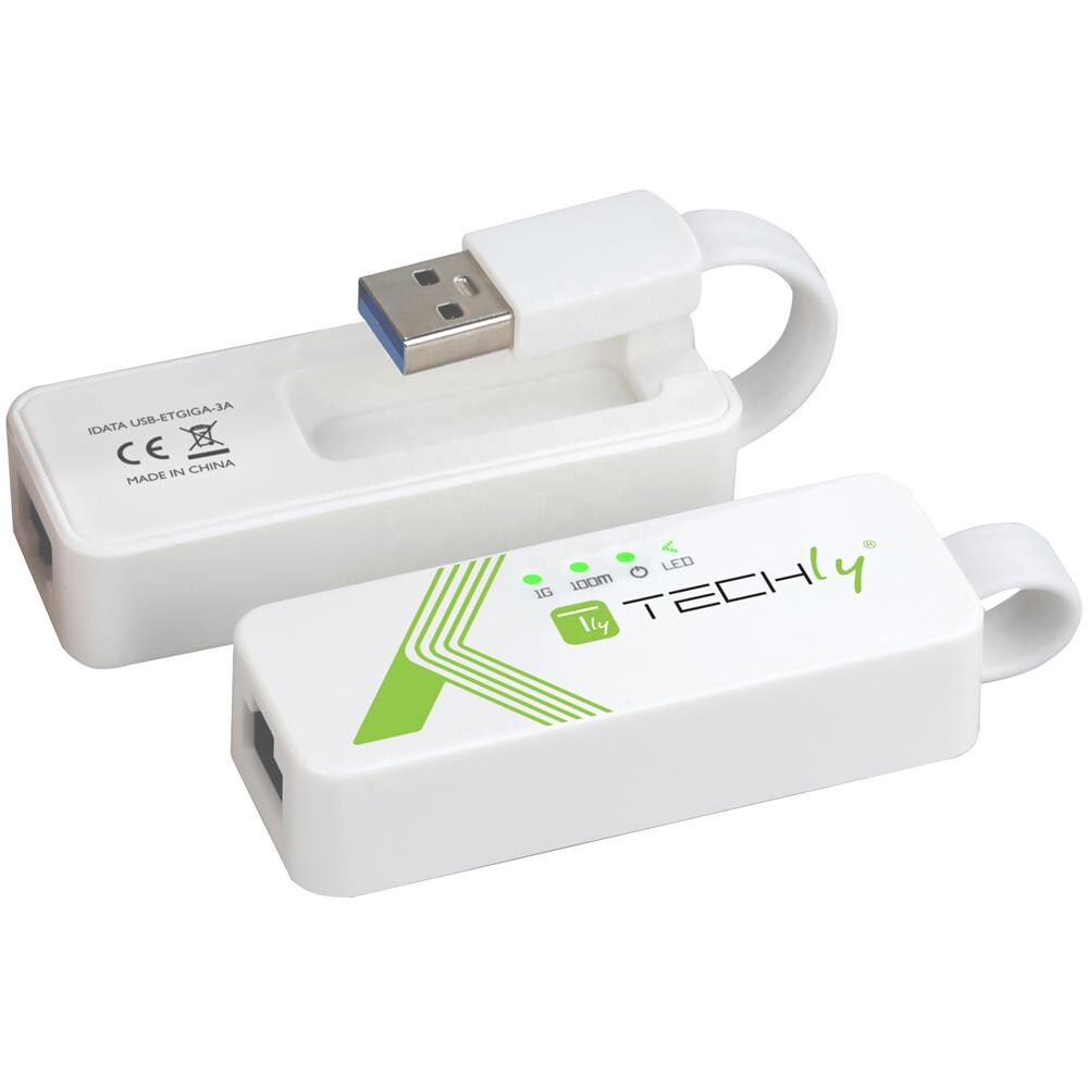 Adattatore Convertitore IDATA USB-ETGIGA-3A USB 3.0 Ethernet Gigabit RJ45 Lan - Foto 1