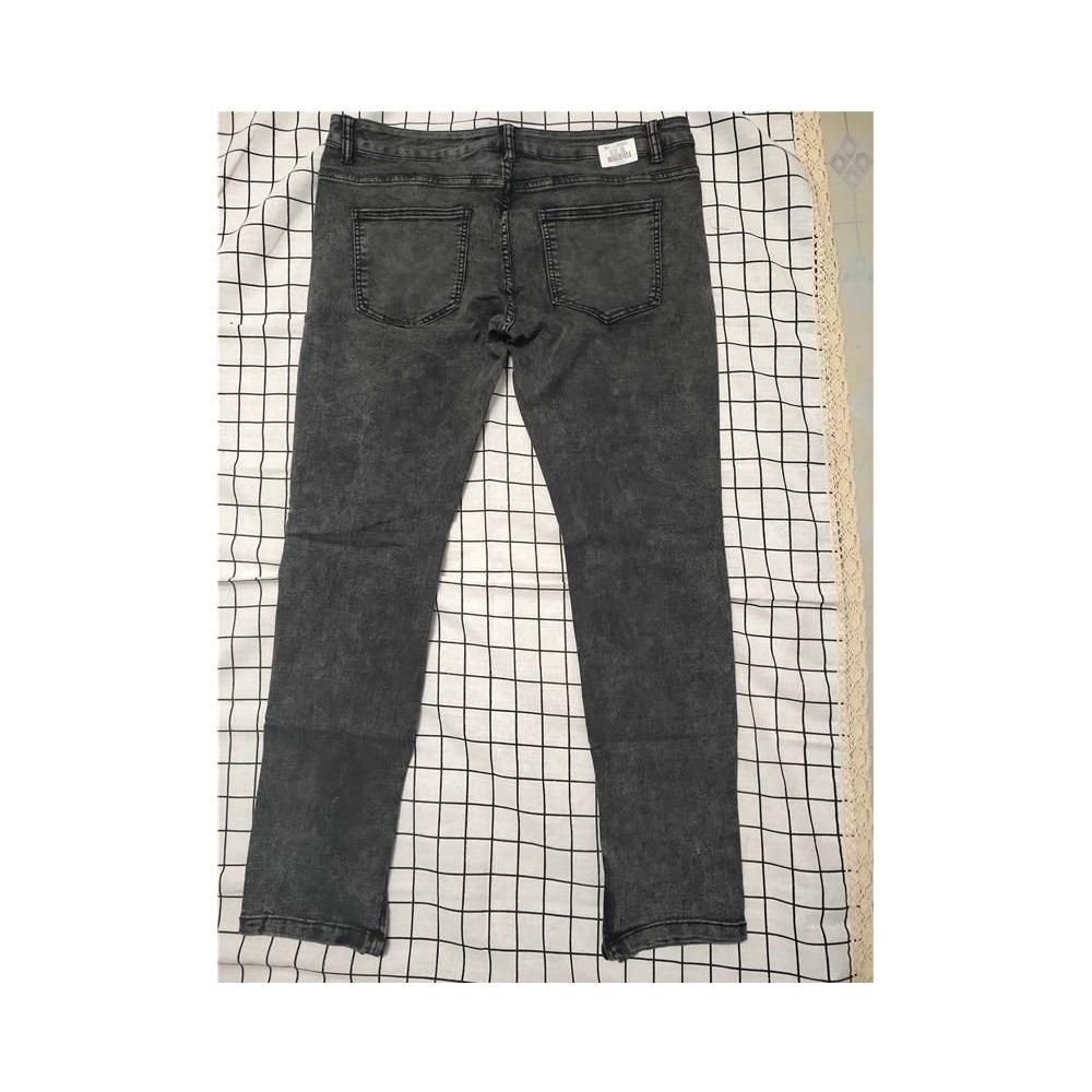 SLOWMOOSE - Jeans Da Motociclista Jeans Da Motociclista Strappati  Elasticizzati Da Uomo Jeans Da Uomo Hip Hop Slim Fit [ nero-173 / M] -  ePRICE