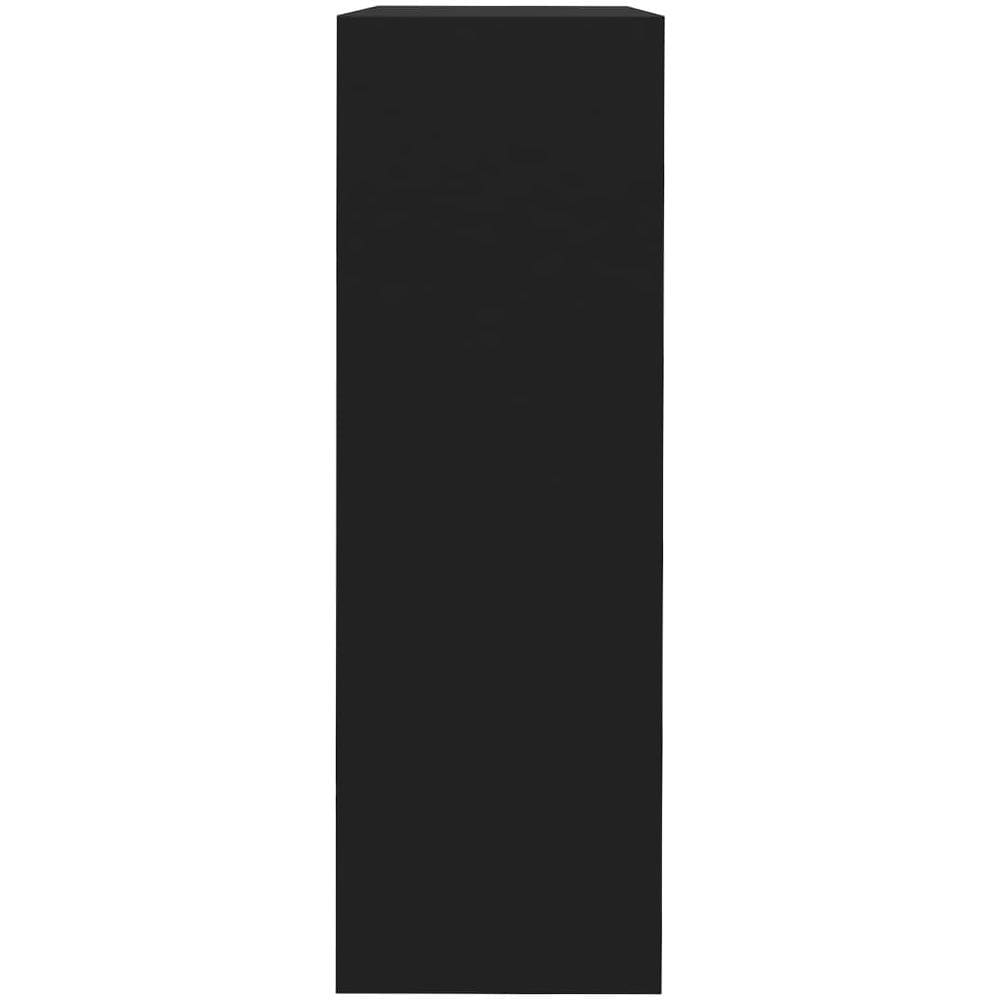 Mensole A Cubo Da Parete 3 Pz Nere In Mdf - Foto 8