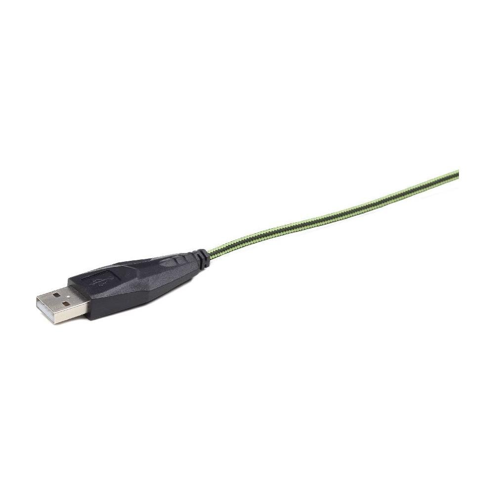 MUSG-001-G, USB, Giocare, PC, Nero, Verde, Ambidestro, 1,3m - Foto 3