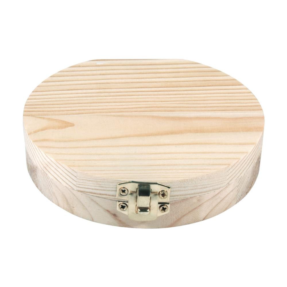 Scatola Per Denti Da Latte In Legno Grezzo Ø 12 X 2,7 Cm - Foto 1