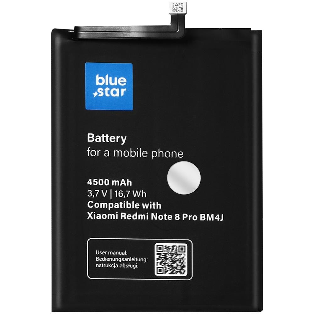 Batteria Di Ricambio Per Xiaomi Redmi Note 8 Pro 4500mah Bm4j Nera - Foto 2