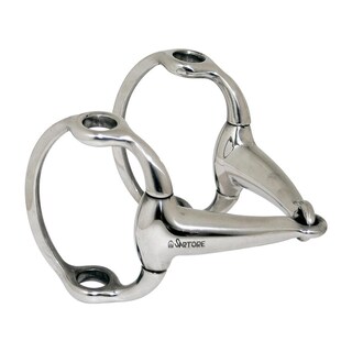 PFIFF Morso A Oliva Con Doppio Snodo Per Cavalli – Taglia 13,5 Cm, Equitazione