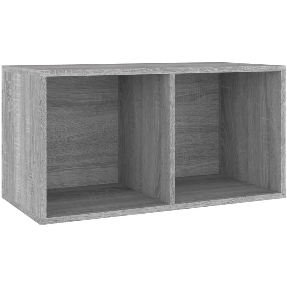 Contenitore Vinili Grigio Sonoma 71x34x36 Cm Legno Multistrato - Foto 2