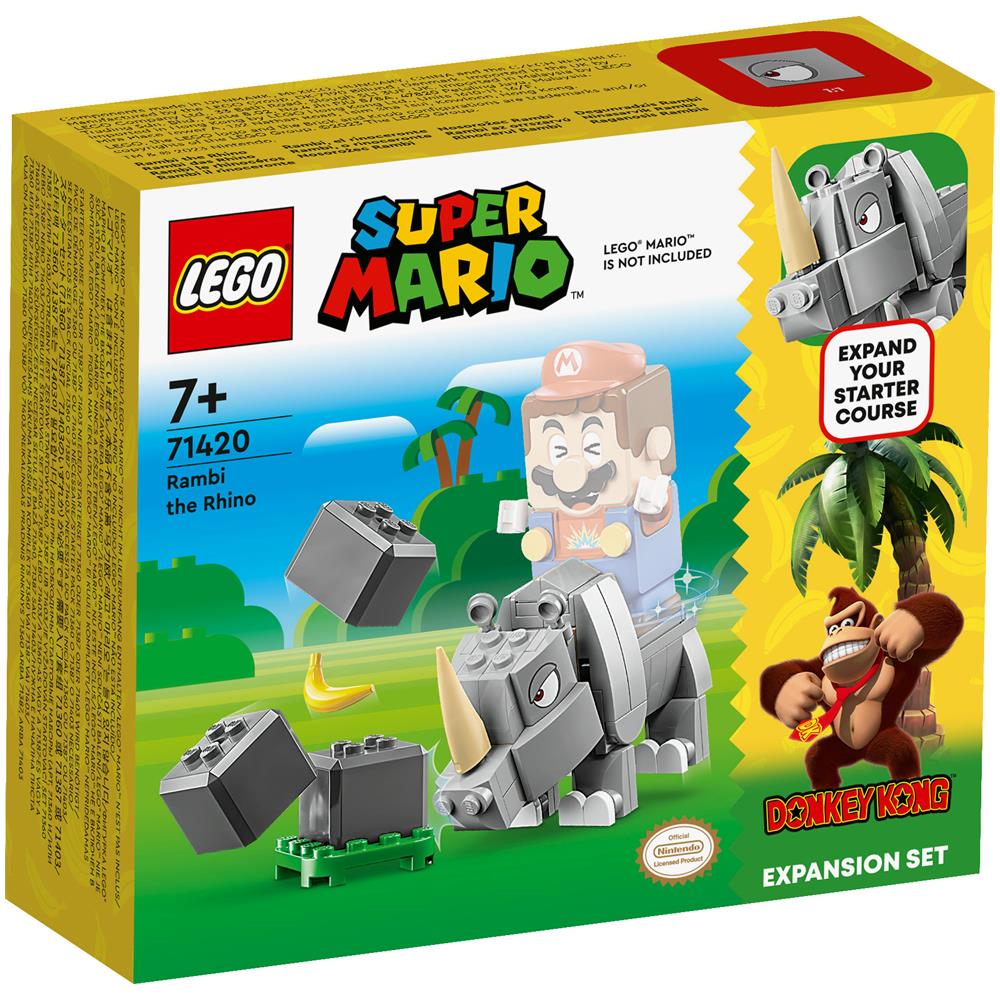 71420 Super Mario Pack di Espansione Rambi il Rinoceronte - Foto 1