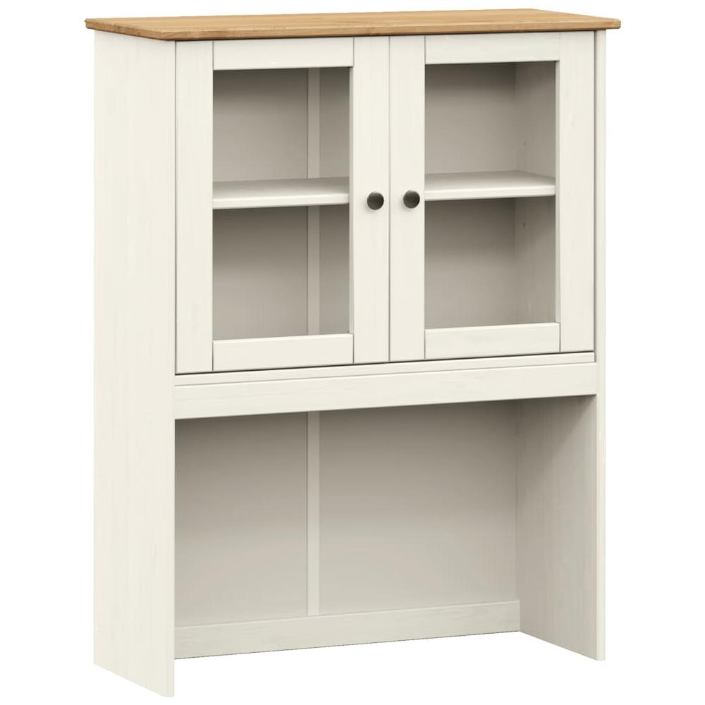 Piano Comò Vigo Bianco 78x30x100 Cm In Legno Massello Di Pino - Foto 2