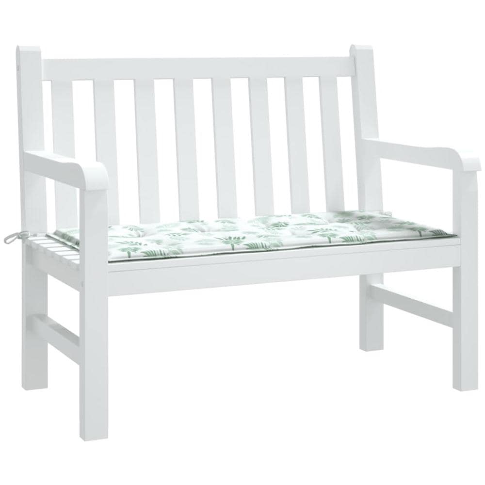 Cuscino Per Panca A Foglie 120x50x3 Cm In Tessuto Oxford - Foto 3