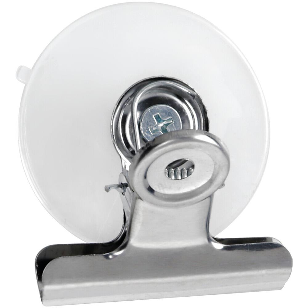 Set 2 Clips In Metallo Con Ventosa - S - 50 Mm - Foto 2