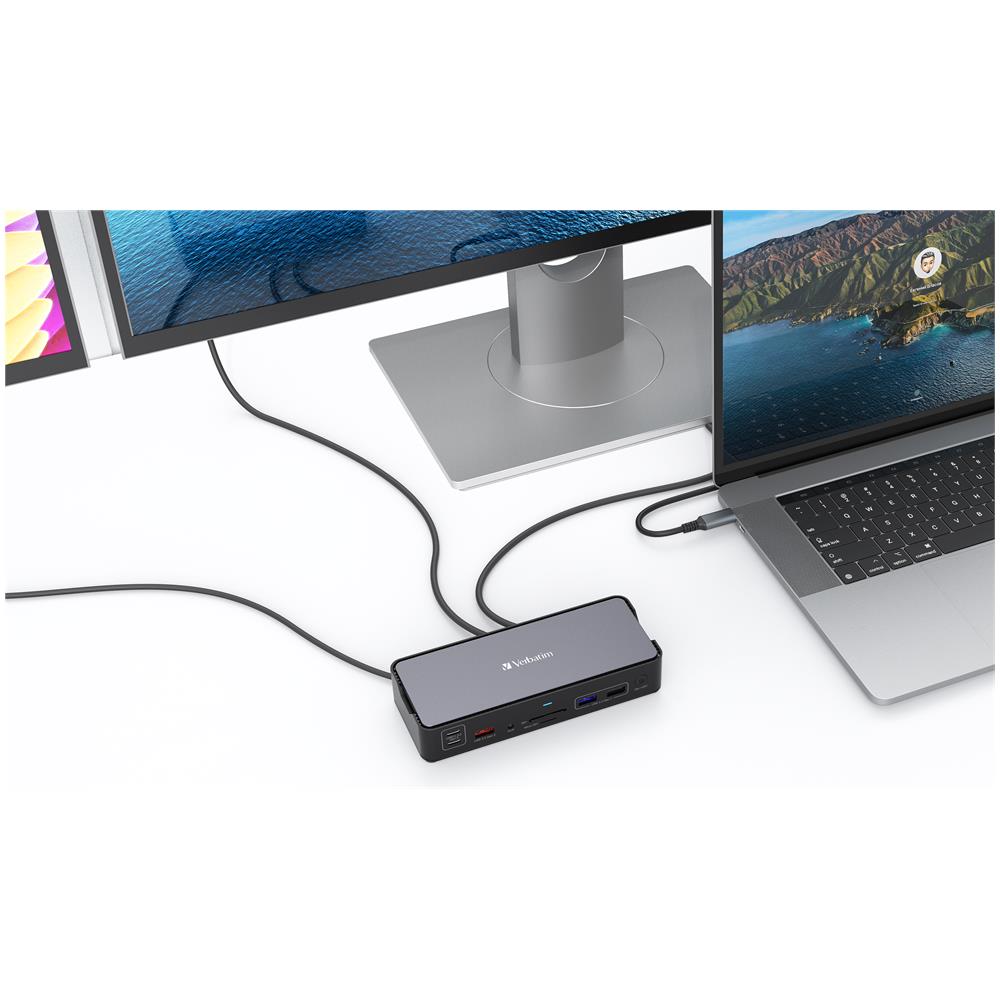 CDS-15 Cablato USB 3.2 Gen 1 (3.1 Gen 1) Type-C Nero, Grigio - Foto 2