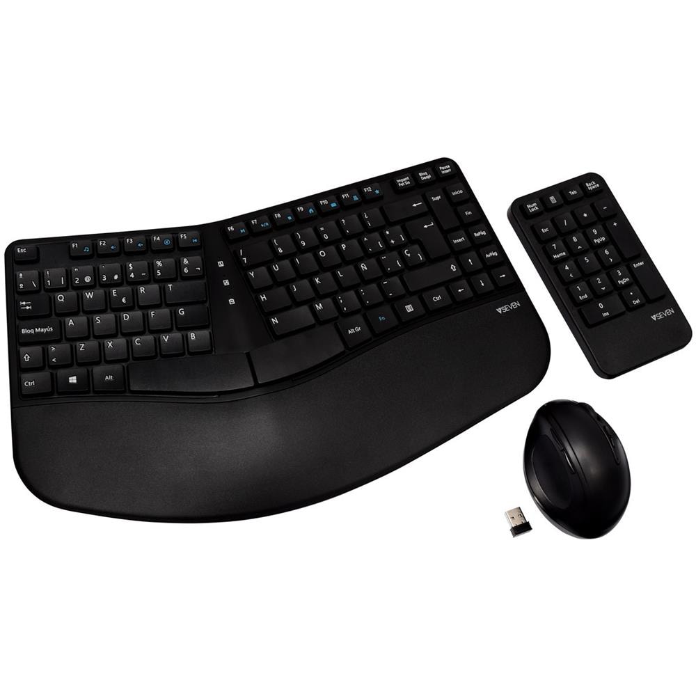 Tastiera e Mouse Wireless CKW400ES  Colore Nero - Foto 1