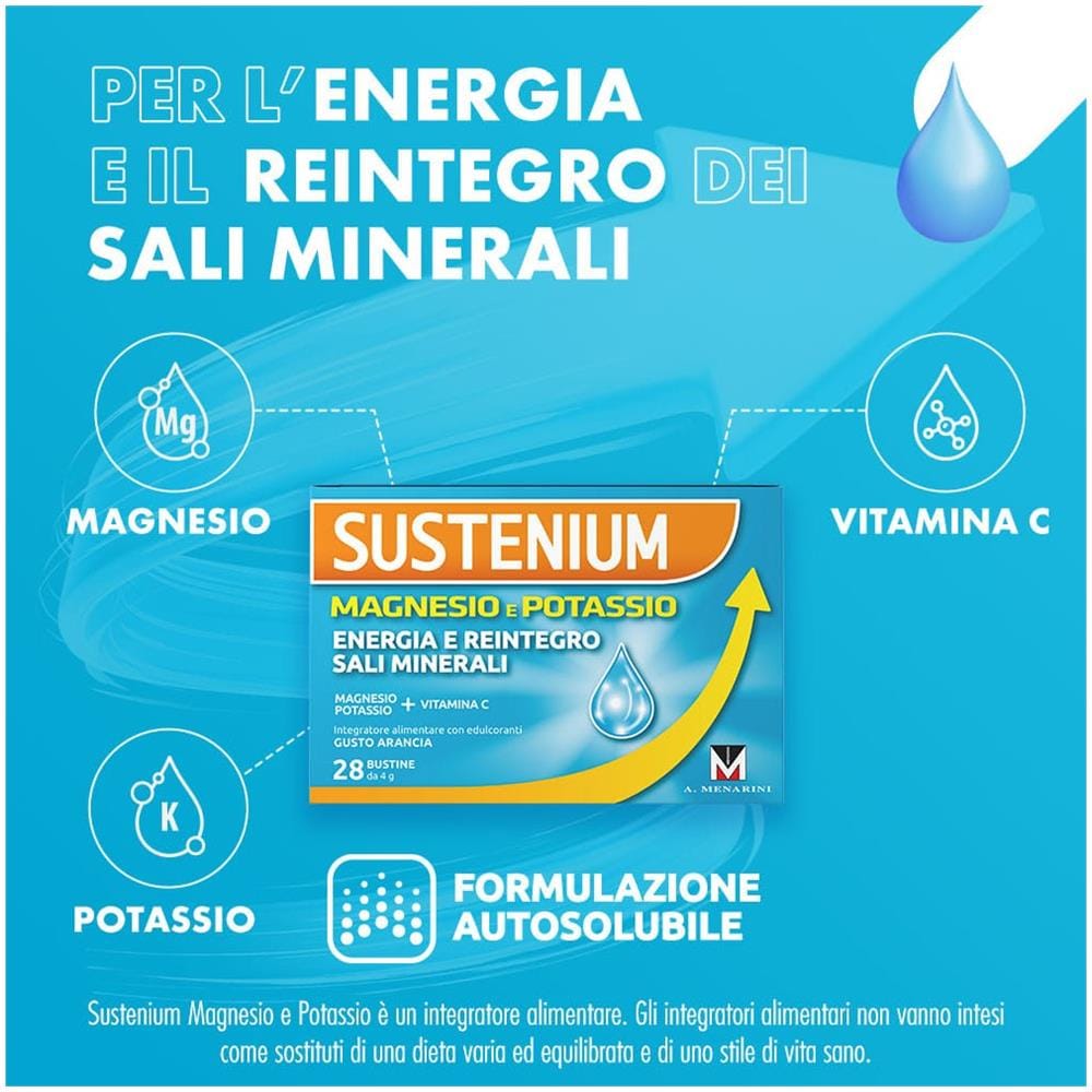 Sustenium Magnesio e Potassio 28 Buste - Foto 1