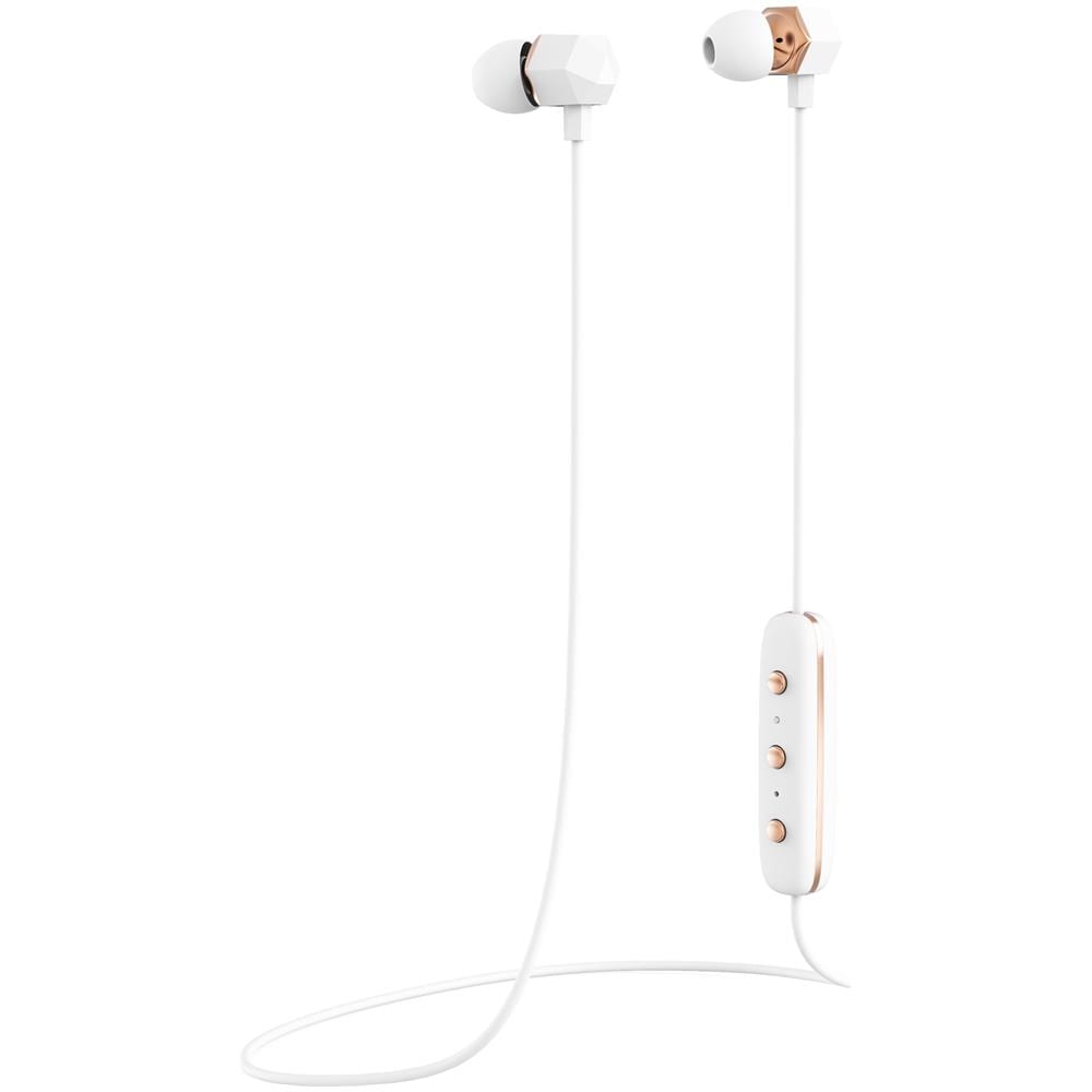 Auricolari con Microfono e 3 Tasti del Telecomando HP-7850 Bluetooth Colore Bianco - Foto 2