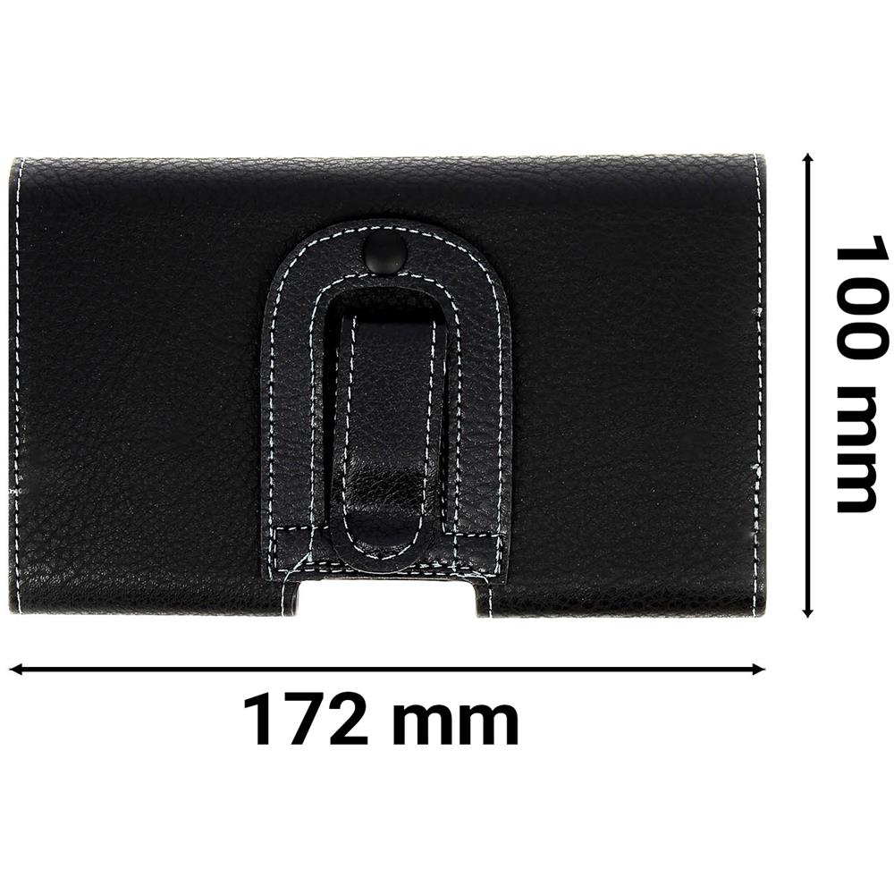 Custodia Da Cintura In Pelle Nera - Taglia Xxl - Foto 14