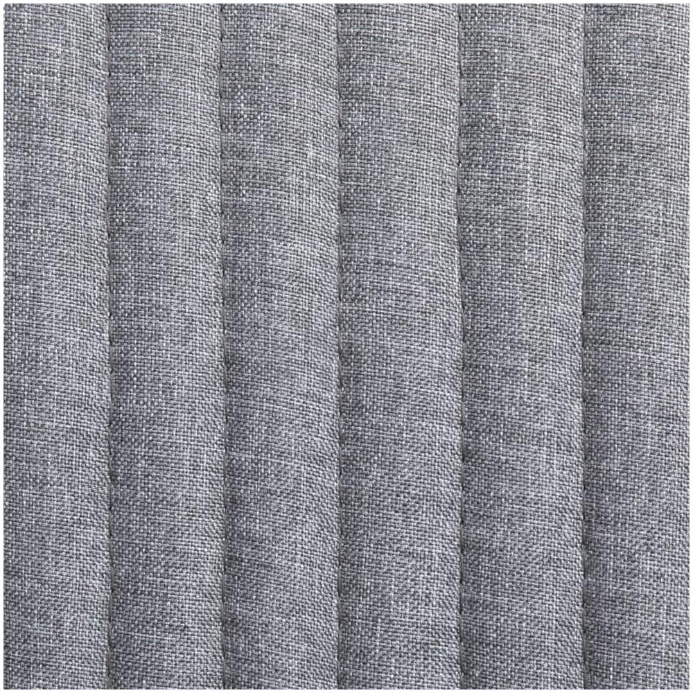 Sedie Da Pranzo 6 Pz Grigio Chiaro In Tessuto - Foto 2