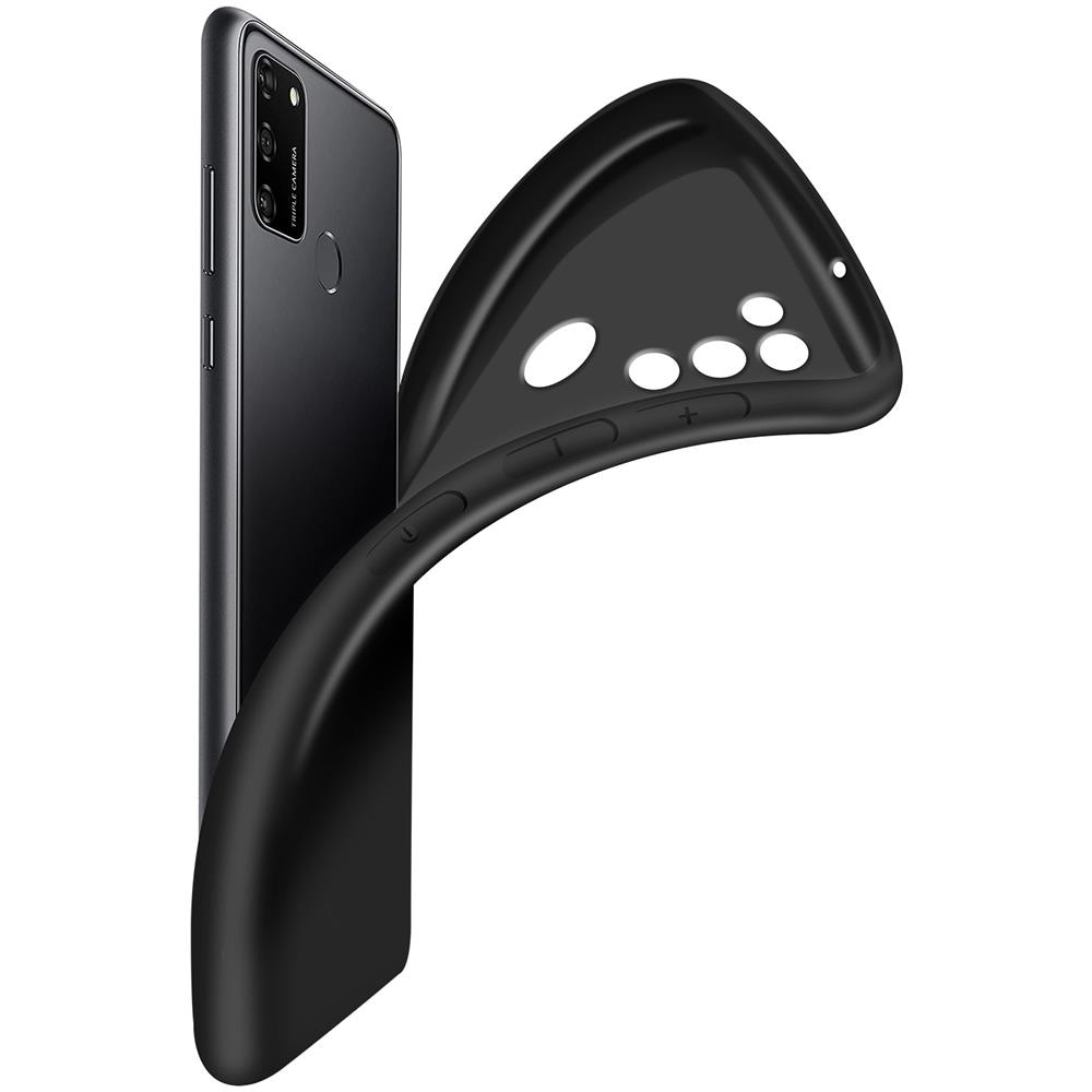 Cover Honor 9a Silicone Antishock Nero - Foto 5