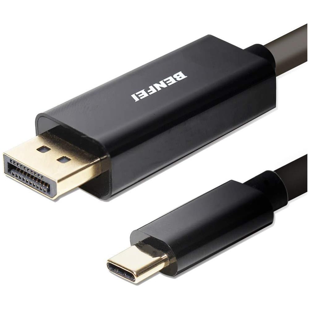 Usb Tipo C (thunderbolt 3) A Displayport 4k 60hz Uhd 6 Piedi Via Cavo Usb 3.1 (usb-c) Per Dp Display Port Adapter Maschio A Maschio Placcati In Oro Cord - Foto 1