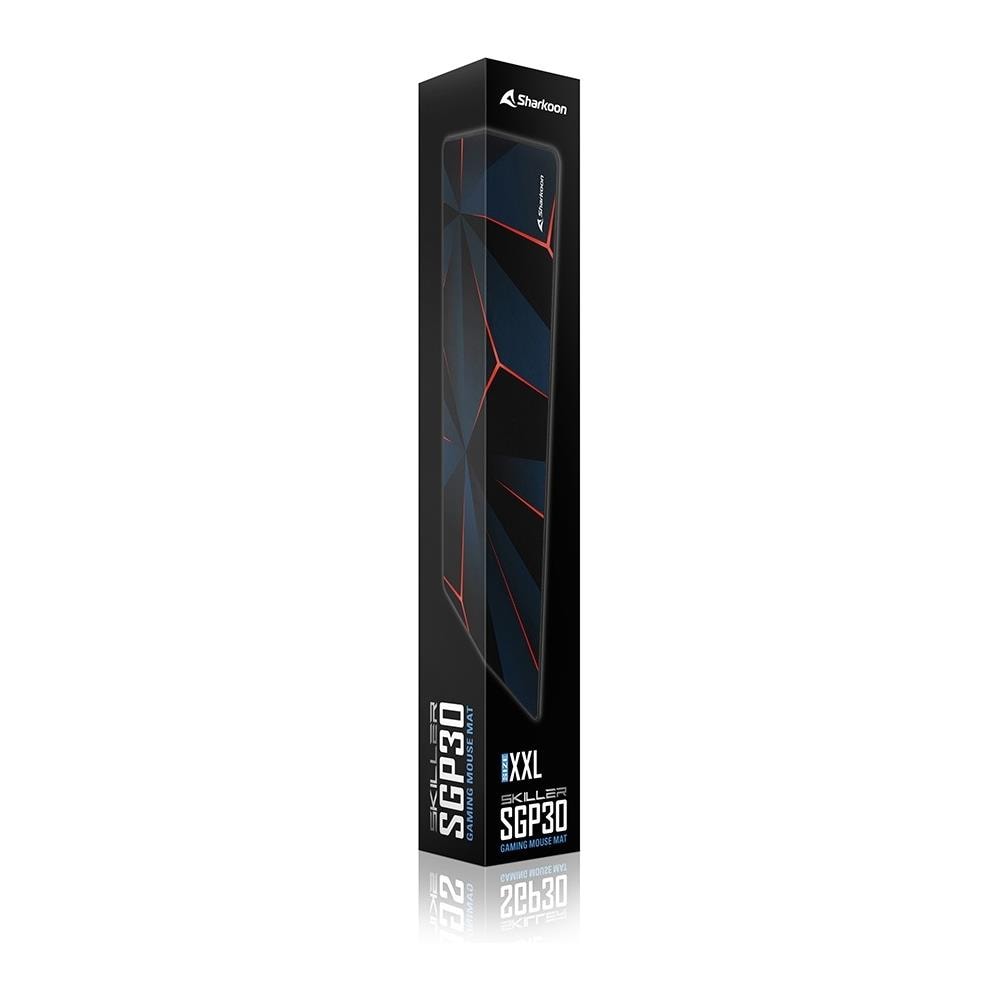 Skiller SGP30 XXL Arrow Tappetino per Mouse Gaming con Base Antiscivolo 900x400 mm - Nero / Blu / Arancione - Foto 4
