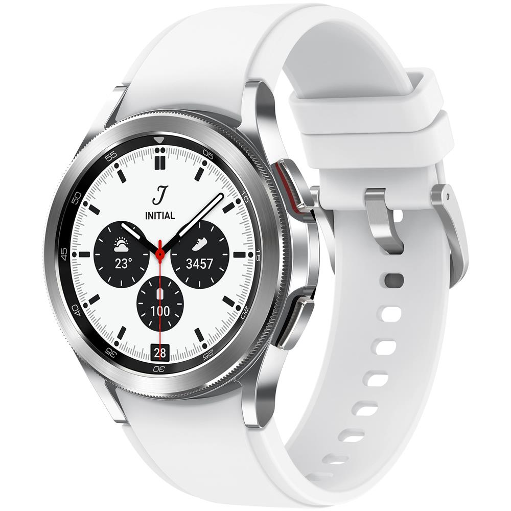 Smartwatch Galxy Watch 4 Classic Impermeabile 5ATM Display 1.2" 16 GB Bluetooth Wi-Fi NFC GPS Argento - Europa - Foto 2