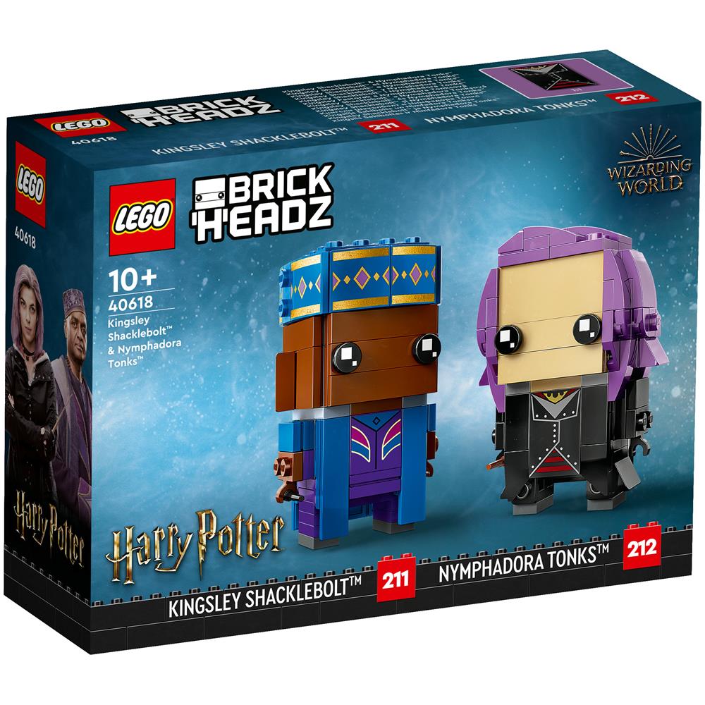 40618 BrickHeadz Kingsley Shacklebolt e Nymphadora Tonks - Foto 1