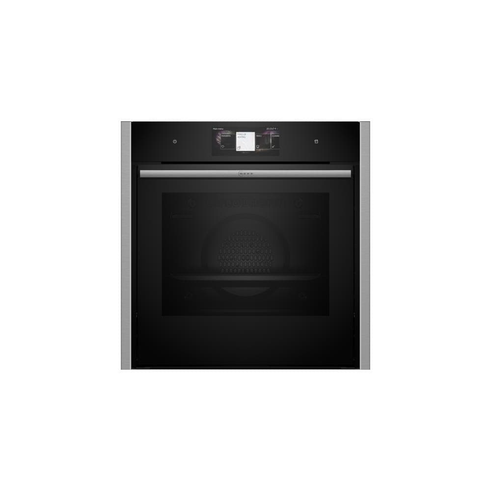 Forno Elettrico da Incasso N90 B64FT33N0 Capacità 71 L Multifunzione Ventilato Cottura a Vapore Potenza 3600 W Colore Nero, Acciaio inossidabile - Foto 1