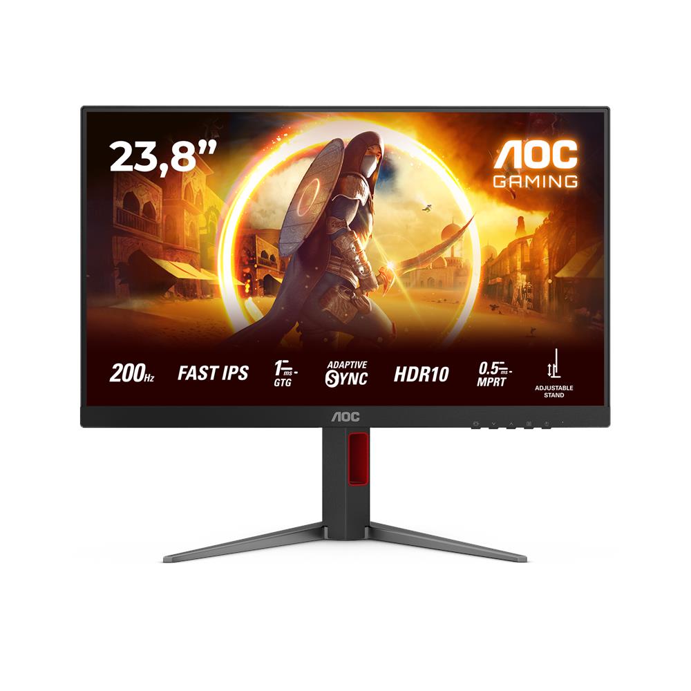 Monitor 23.8" LCD IPS Gaming 24G4HA Full HD 1920 x 1080 Pixel Tempo di Risposta 1 ms Frequenza di Aggiornamento 200 (Hz) - Foto 1