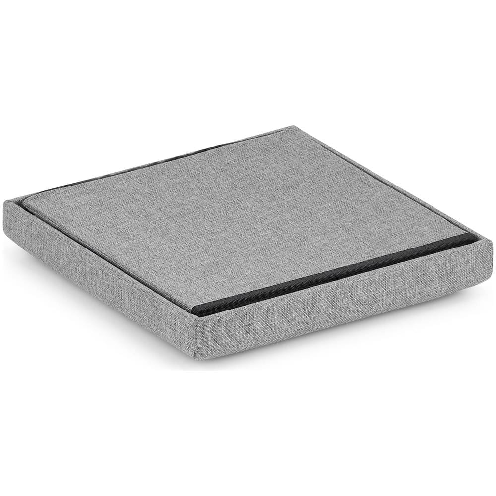 Pouf pieghevole VALORA M - Seduta contenitore moderna per soggiorno, grigio x 16 - Foto 5