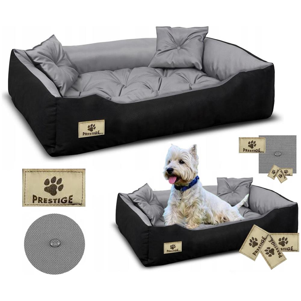 115x95 cm PRESTIGE Letto per cani impermeabile grigio - Foto 1