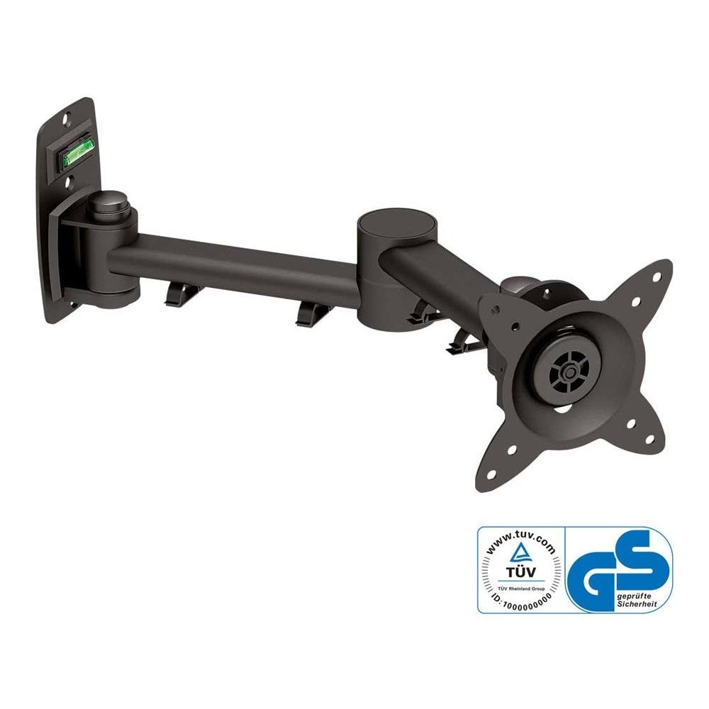 Supporto a Muro per Monitor LCD Braccio Doppio Nera 13 " -24 " 23105A - Foto 4