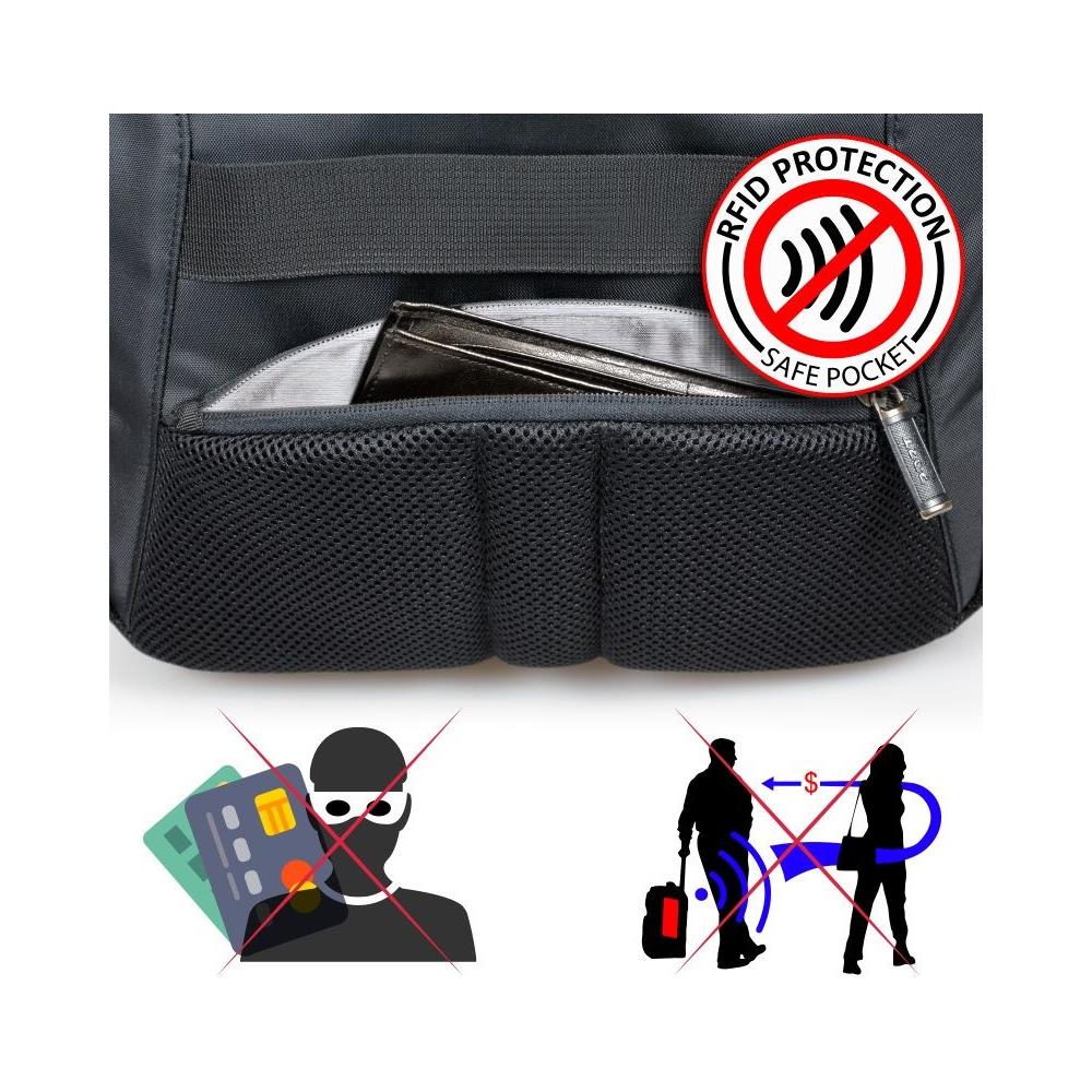 Zaino per Notebook Fino a 15.6" Colore Nero - Foto 1