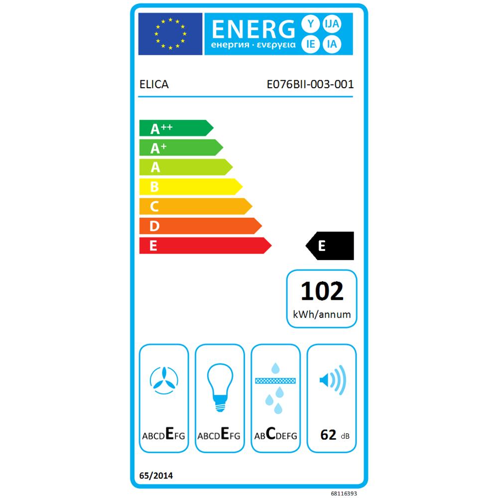 Cappa a Parete 68116393 da 60 cm Aspirante Colore Acciaio Inox - Foto 2