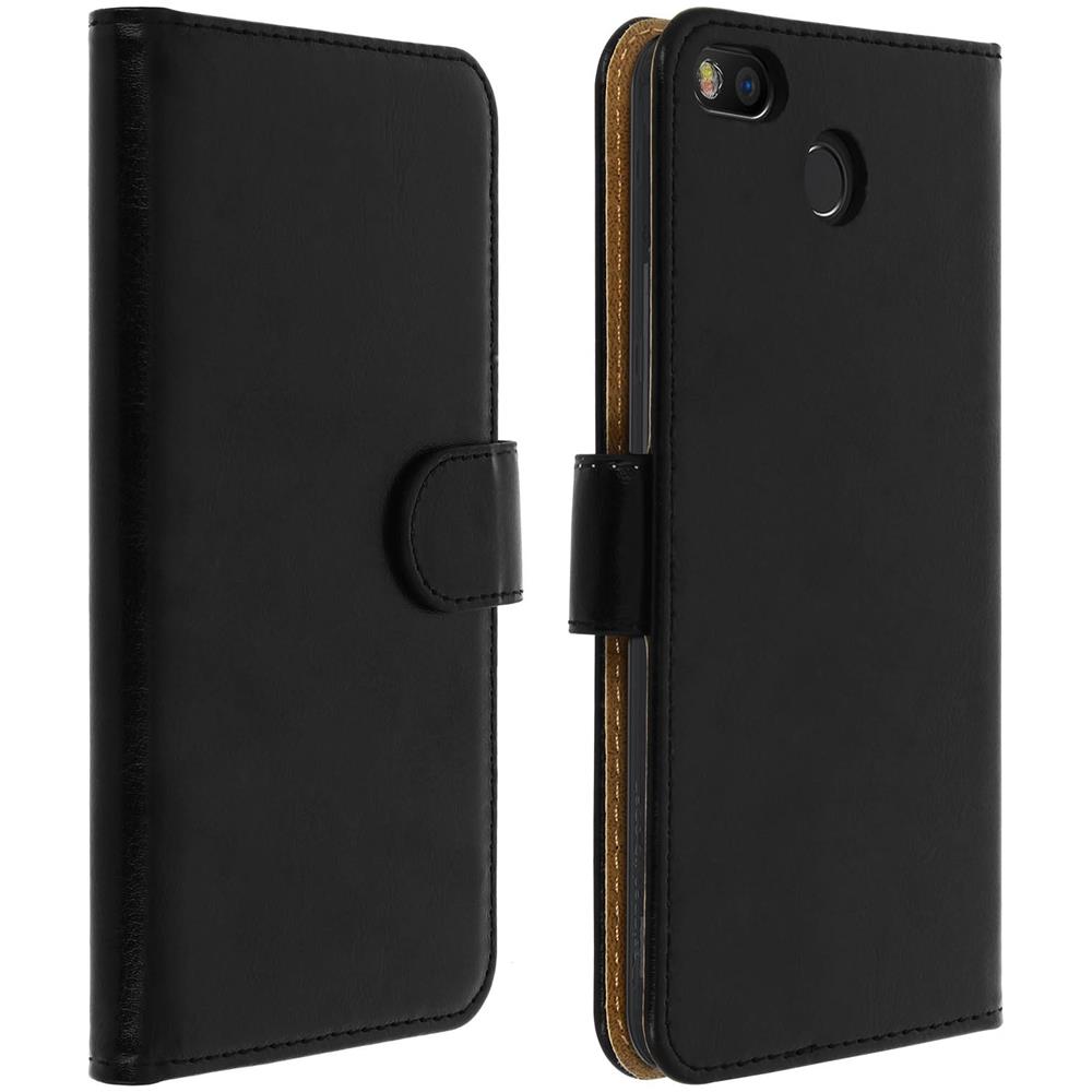 Custodia Fairphone 3 Portafoglio Fissaggio Adesivo Linguetta Magnetica Nero - Foto 1