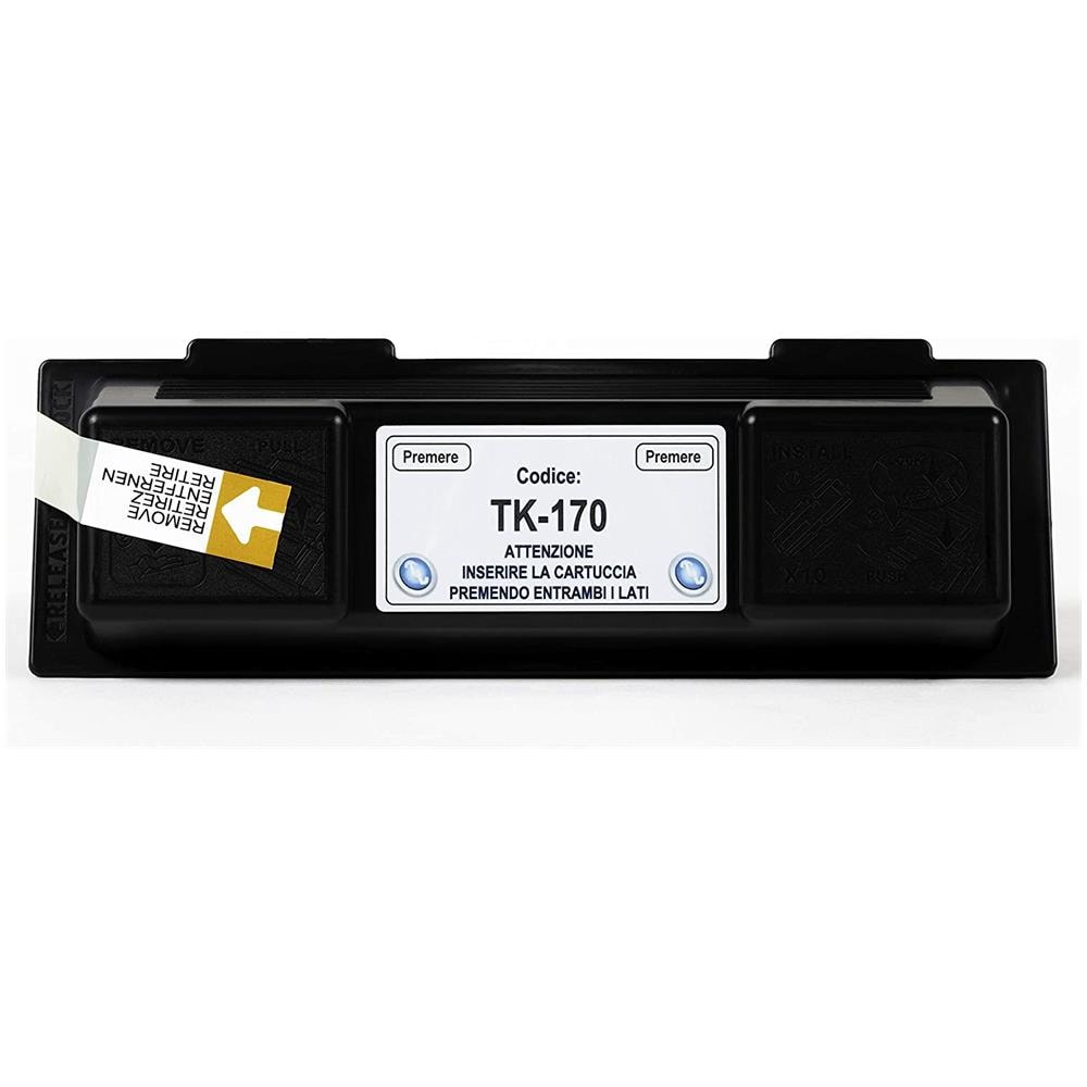 TONER COMPATIBILE - Kyocera Tk-170 1t02lz0nl0 Per Fs-1320d, Fs-1370dn, Ecosys P2135d, Ecosys P2135dn Fornito Di Intelligent Chip Capacità 7200 Copie Made In Italy - Foto 2