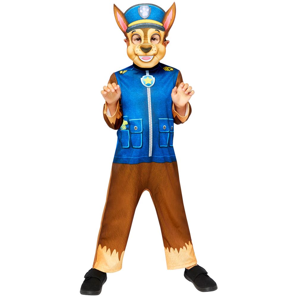 Amscan - Costume E Maschera Chase Paw Patrol Bambino - Taglia: 4 - 6 Ans (110 Cm) - Foto 1