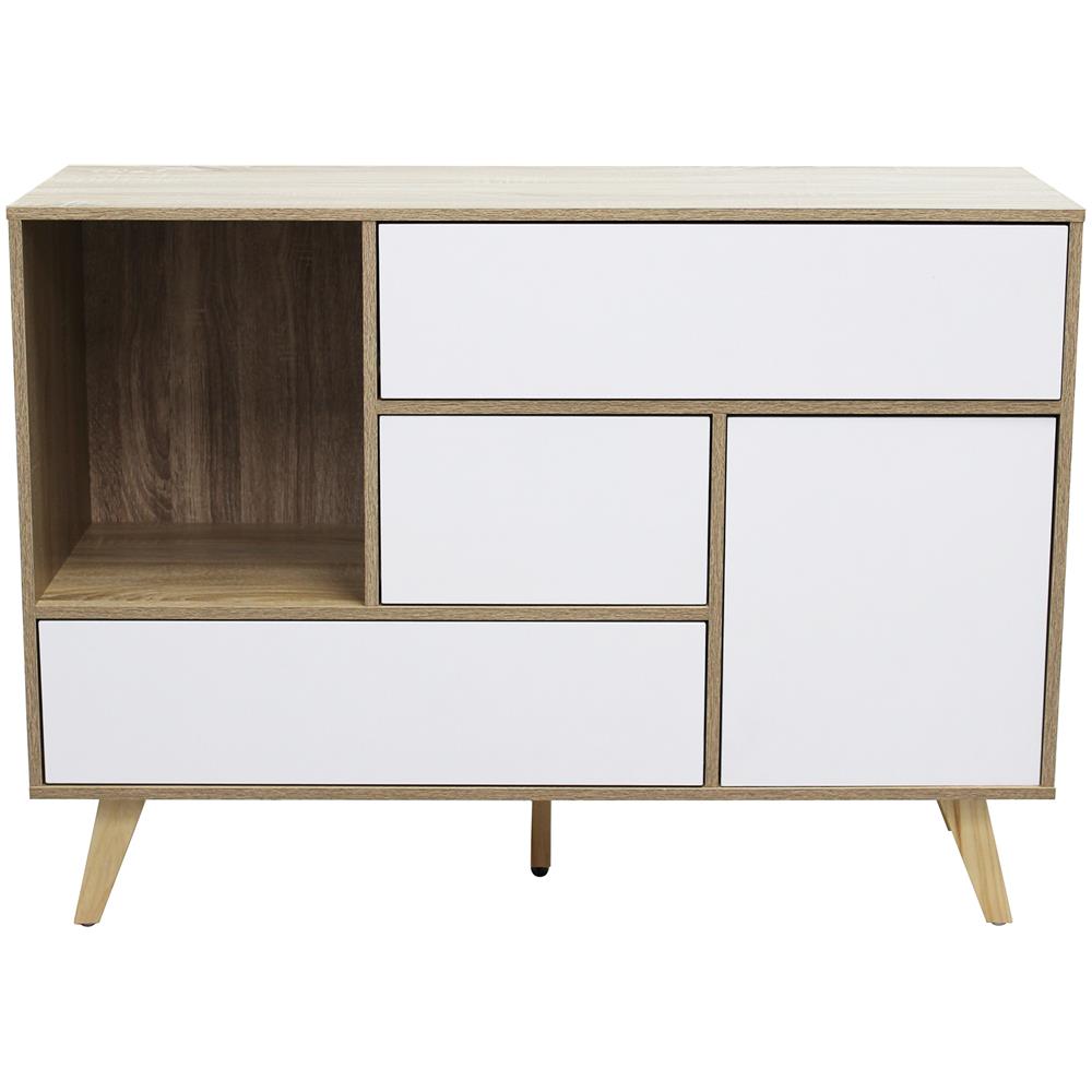 Tetlis - Madia Moderna Con Tre Cassetti E Un'anta - Foto 4