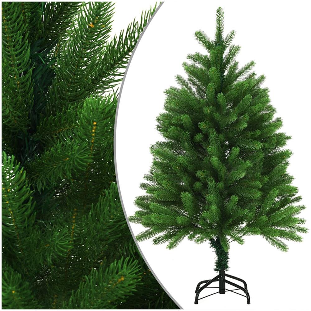 Albero di Natale Artificiale con LED e Set Palline 120 cm Verde - Foto 2